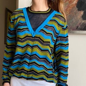 Missoni zig zag sweater